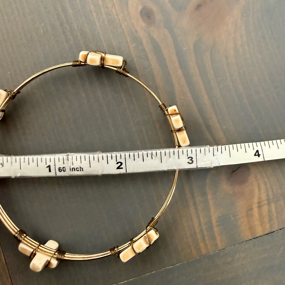 Handcrafted Wire Bangle Bracelet - image 8